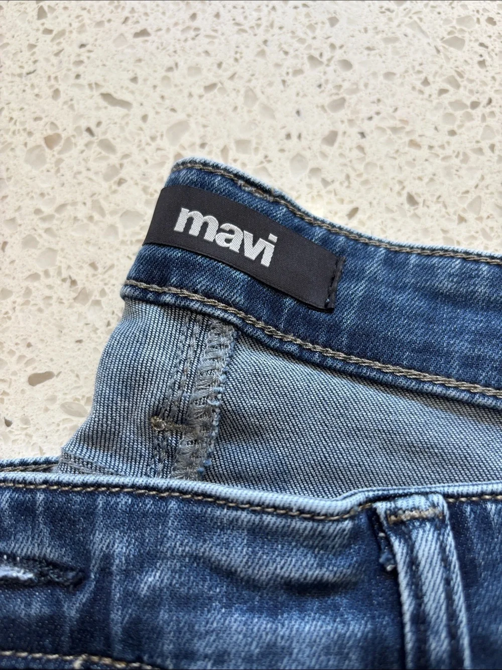 Mavi Men's Dark Blue Slim Straight Jeans 38x34
